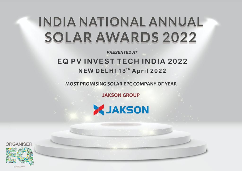 Most promising Solar EPC Company of the year 2022