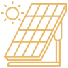 Icon for solar panel