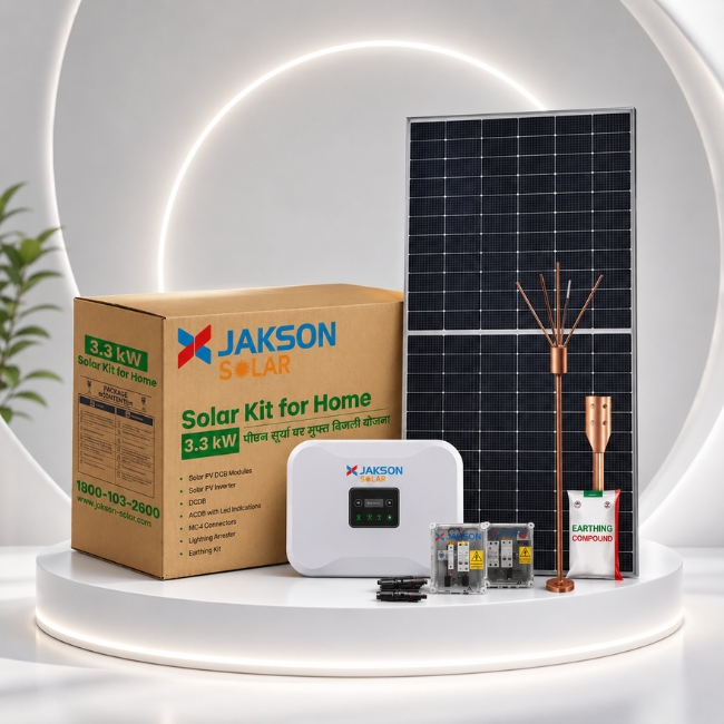 Complete solar kit by jakson solar