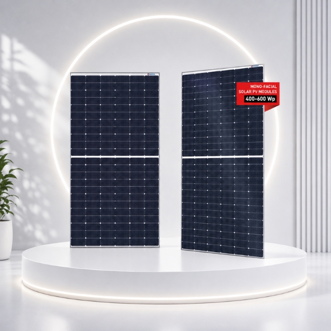 Mono facial Solar pv modules 400 600 WP Jakson Solar