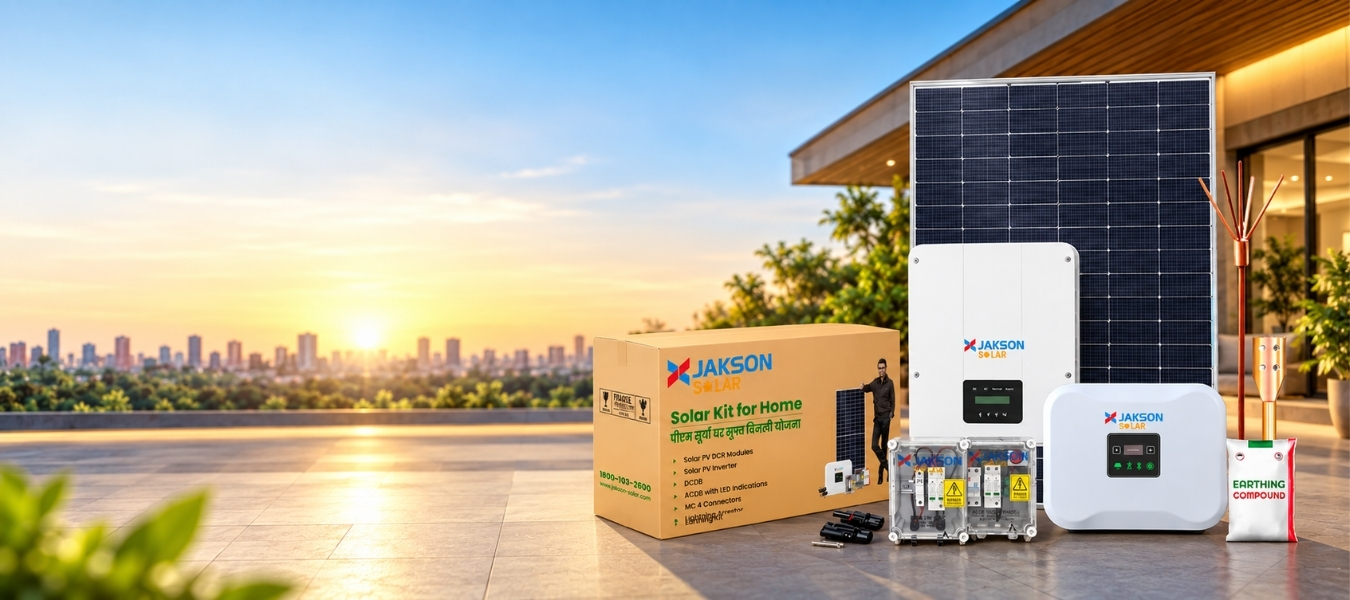 5 kW solar system price in India (2026) Cost, Subsidy & Savings - Solar for home, solar kit for home, 5 kW Solar System Price in India- Jakson solar