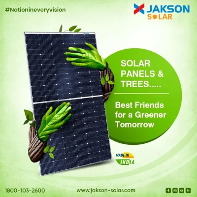 Nature Meets Technology Solar Panels and Trees for a Greener Tomorrow
