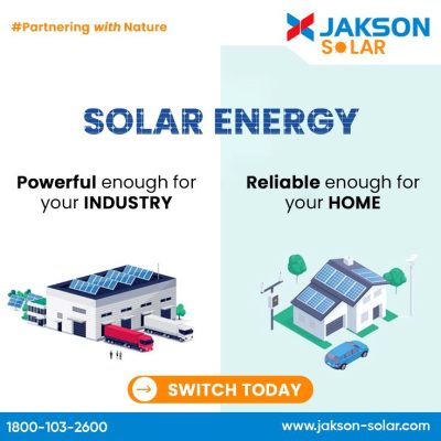 Switch to Solar Today – Power a Greener Tomorrow with Jakson
