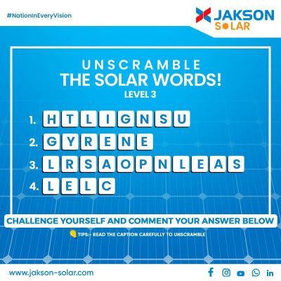 Unscramble Solar Words